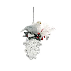 Tannenzapfen mit Vogelnest