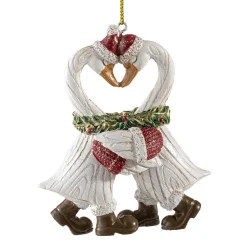 Tanzendes Gänsepaar