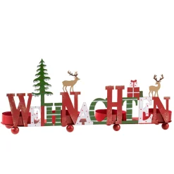 Teelichthalter "Leuchtende Weihnachten"