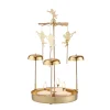 Teelicht-Karussel "Engelsgeläut", gold