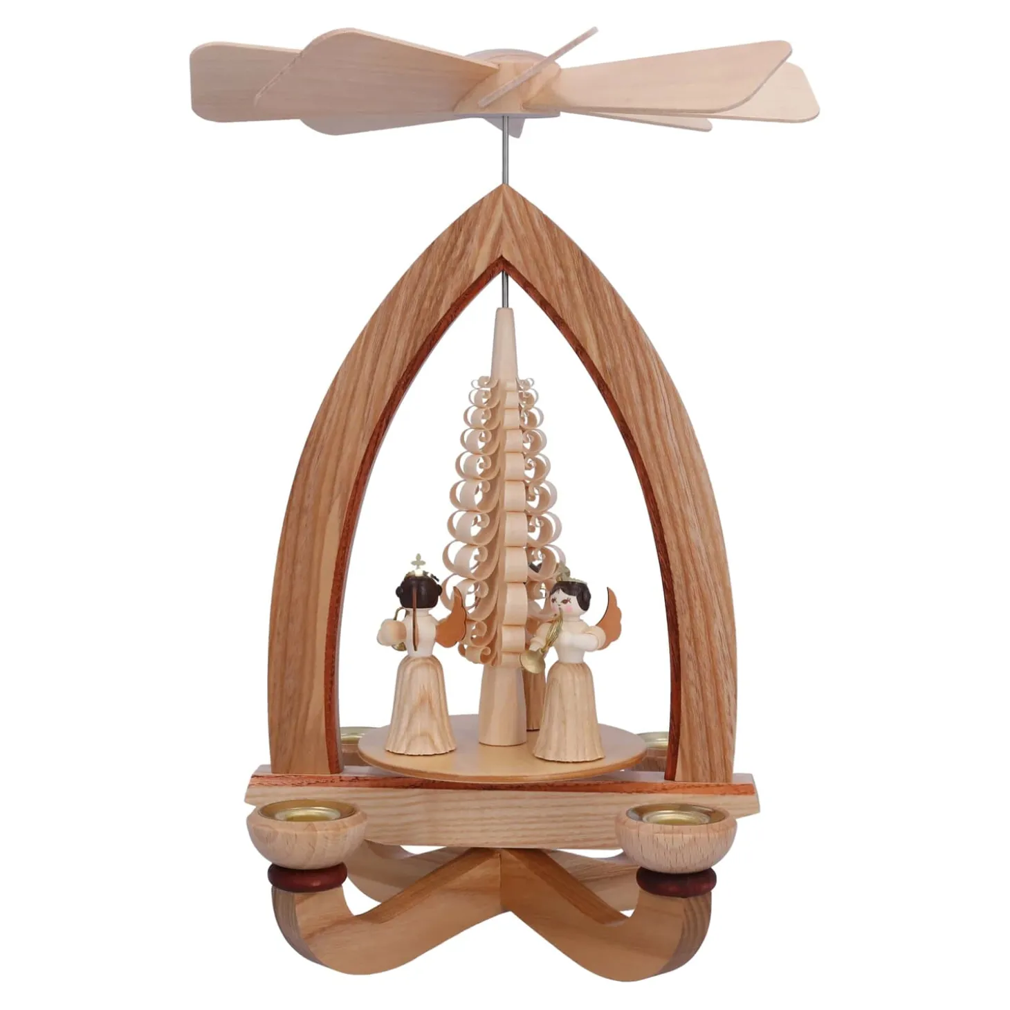 Teelichtpyramide "Engelsorchester"