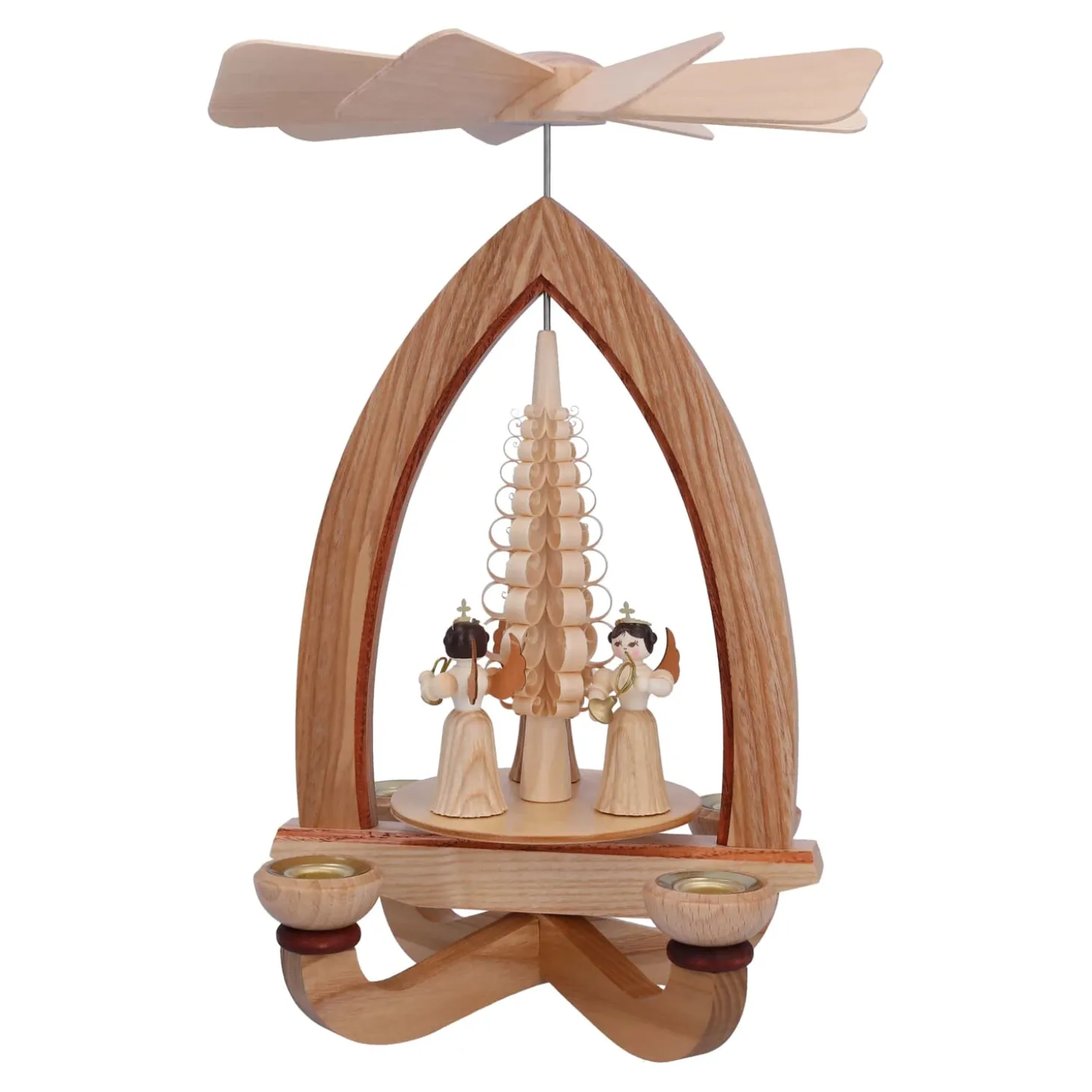 Teelichtpyramide "Engelsorchester"