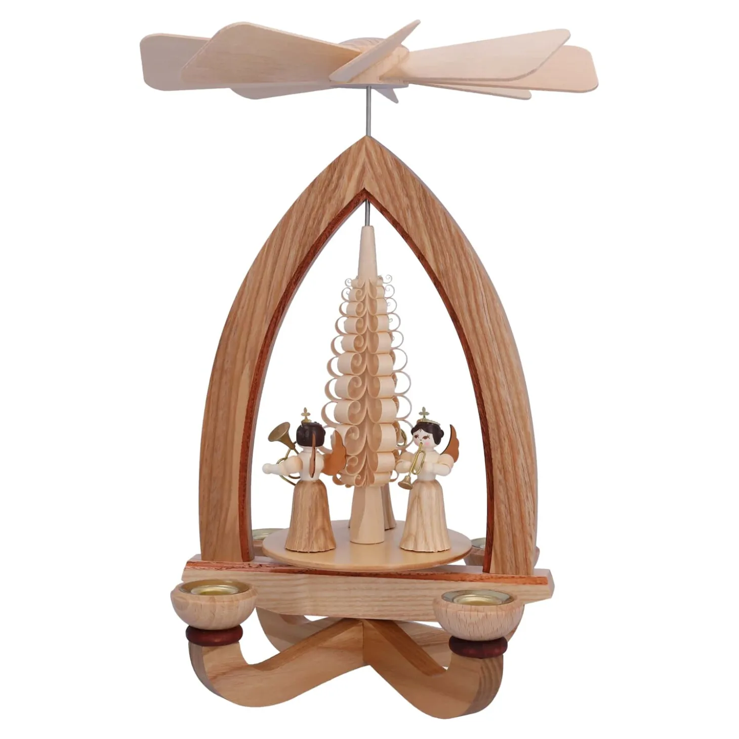 Teelichtpyramide "Engelsorchester"