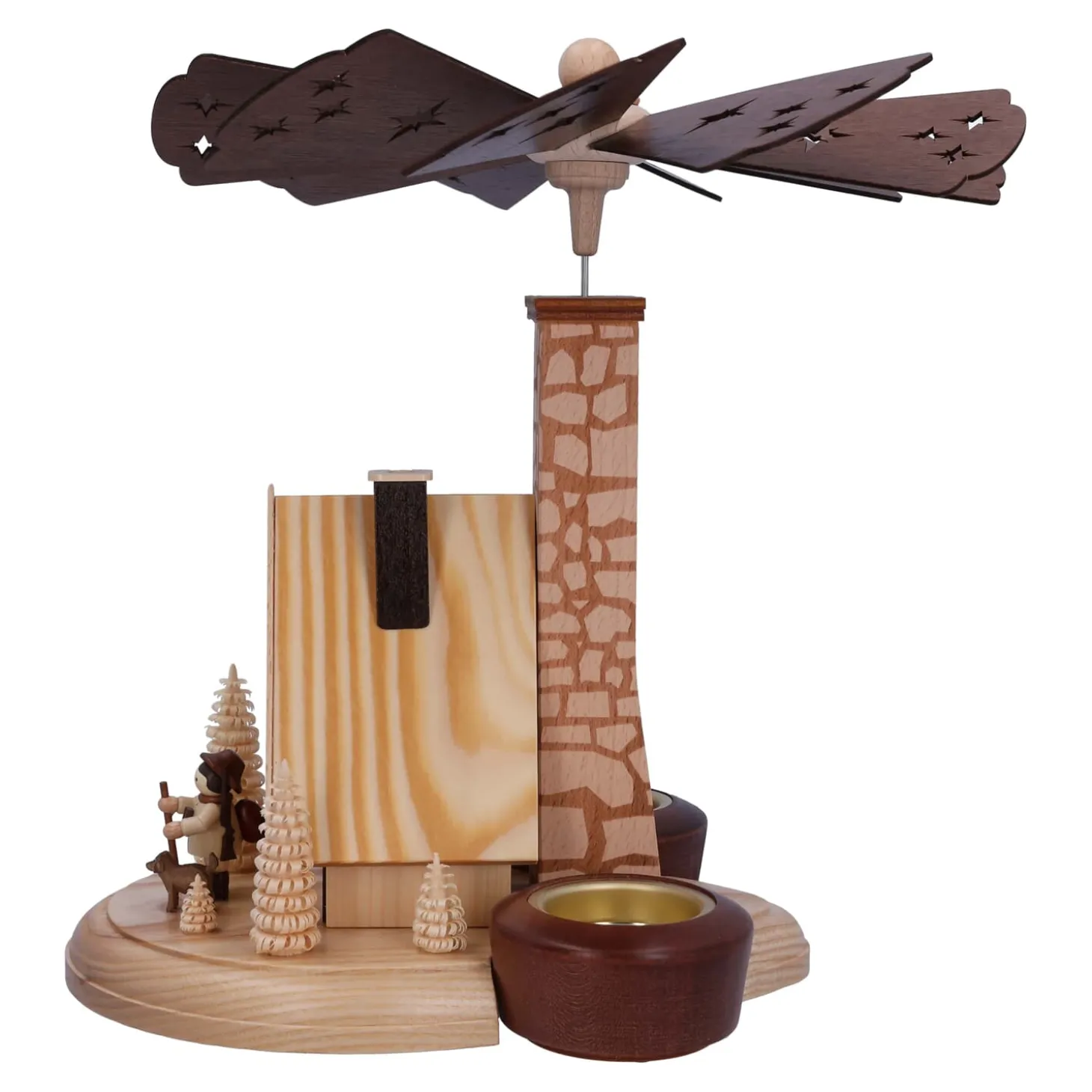 Teelichtpyramide "Forsthaus"