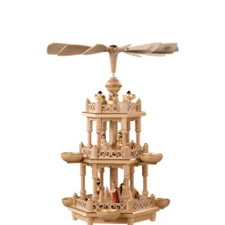 Teelicht-Pyramide "Himmlische Geschichte"