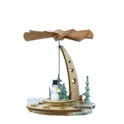 Teelicht-Pyramide "Schneemann"