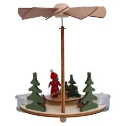 Teelicht-Pyramide "Weihnachtsmann"