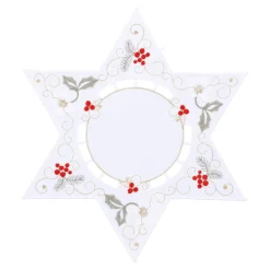 Tischdecke "Christrose weiß", 25 cm