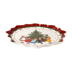 Toy's Fantasy Gebäckteller tief, Kinder tanzen um Baum