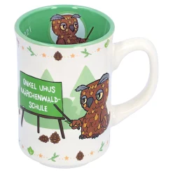 Unser Sandmännchen in Onkel Uhus Märchenwaldschule Weihnachtsmarkttasse