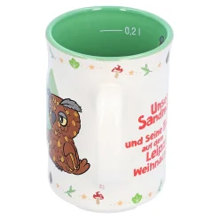 Unser Sandmännchen in Onkel Uhus Märchenwaldschule Weihnachtsmarkttasse