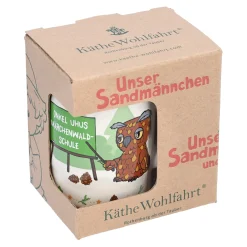 Unser Sandmännchen in Onkel Uhus Märchenwaldschule Weihnachtsmarkttasse