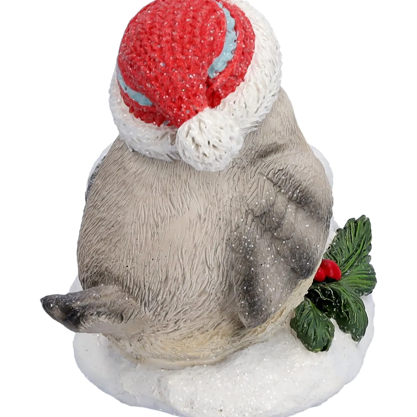 Vogel mit roter Mütze, Teelichthalter