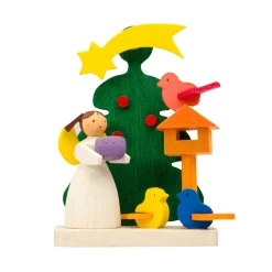 Vogelfütterung, Holz-Baumbehang