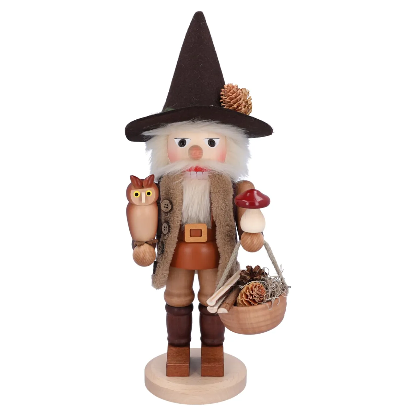 Waldmann mit Eule, Nussknacker