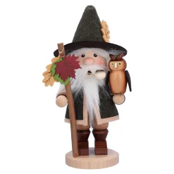 Waldmann mit Eule, Räuchermännchen