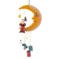 Weihnachtsmann im Mond