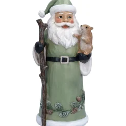 Weihnachtsmann mit Eichhörnchen, Standfigur