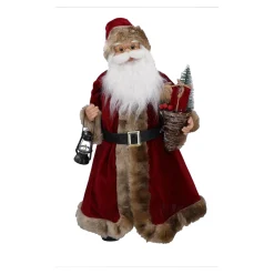 Weihnachtsmann mit Laterne