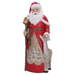 Weihnachtsmann mit Rehkitz