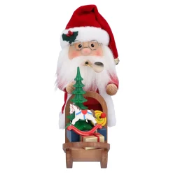 Weihnachtsmann mit Schlitten, Räuchermännchen