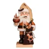 Weihnachtsmann mit Spieldose, Räuchermännchen