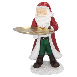 Weihnachtsmann mit Teller