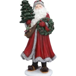 Weihnachtsmann mit Weihnachtsbaum, Standfigur