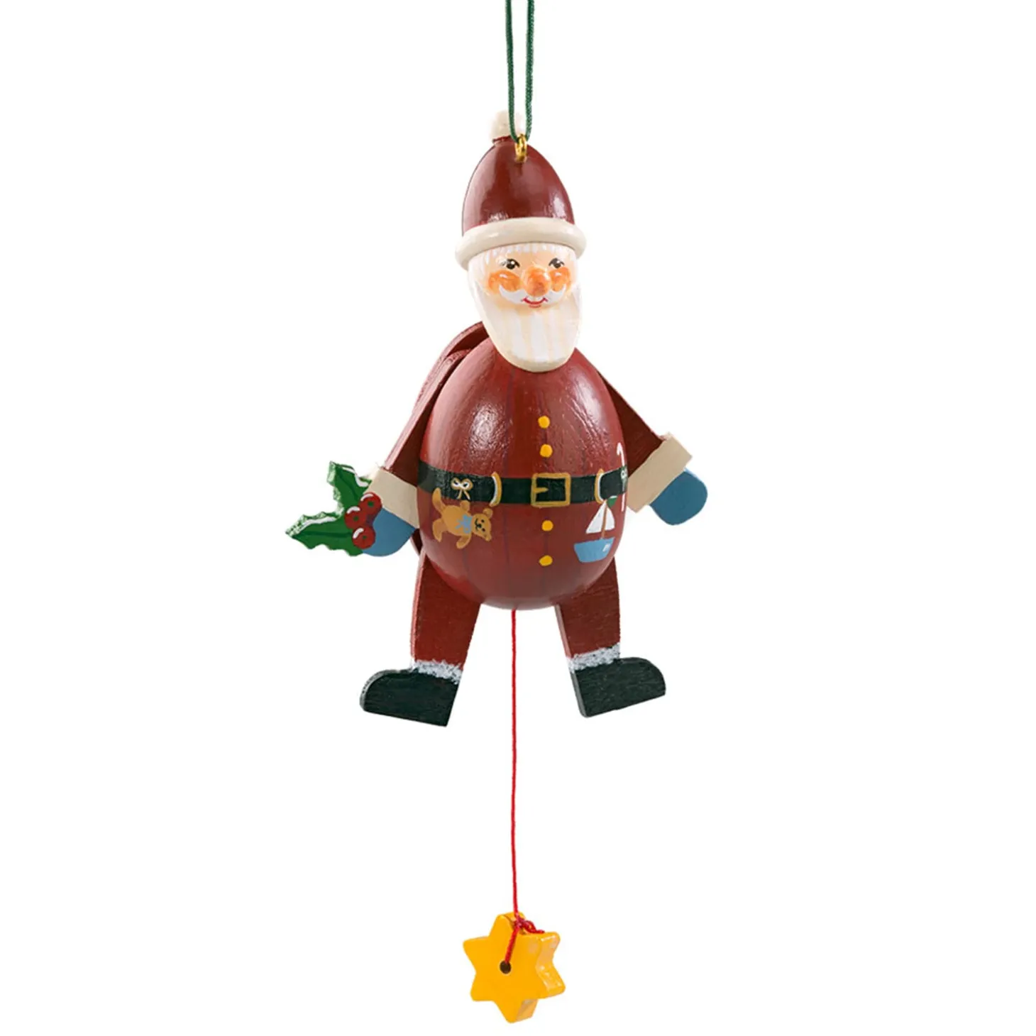 Weihnachtsmann rund, beweglich