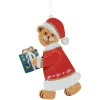 Weihnachtsteddy mit Geschenk
