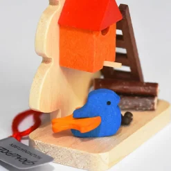 Weihnachtszug am Tannenbaum, Holz-Baumbehang