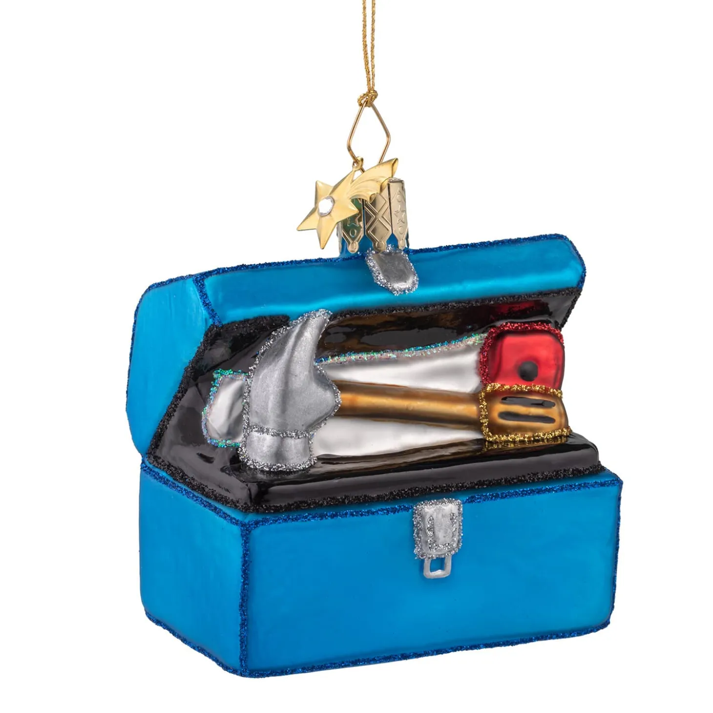 Werkzeugkasten, Glas-Baumbehang