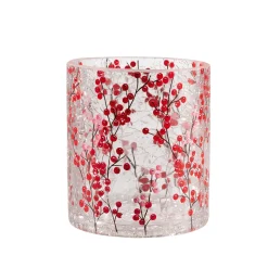 Windlicht "Beeren-Zweige" , 10 cm