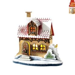 Winterhaus, beleuchtet