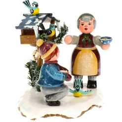 Winterkinder Vogelfütterung