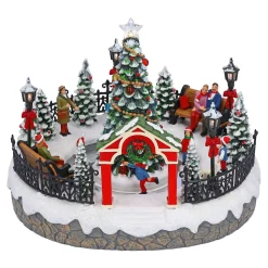 Winterlicher Park, Spieldose