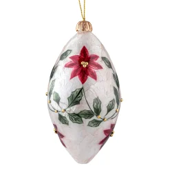 Zapfen aus Perlmutt Weinachtsstern, 11 cm